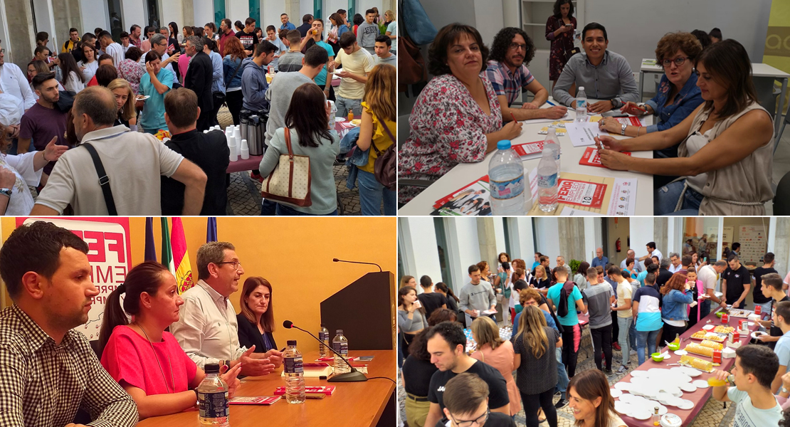 Gran afluencia en la Feria de Empleo celebrada en el CID Sierra Suroeste de Jerez de los Caballeros