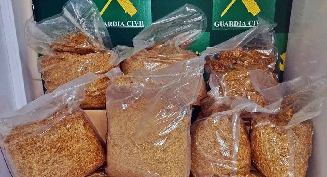 Intervienen un cargamento de tabaco de contrabando para su venta en Badajoz