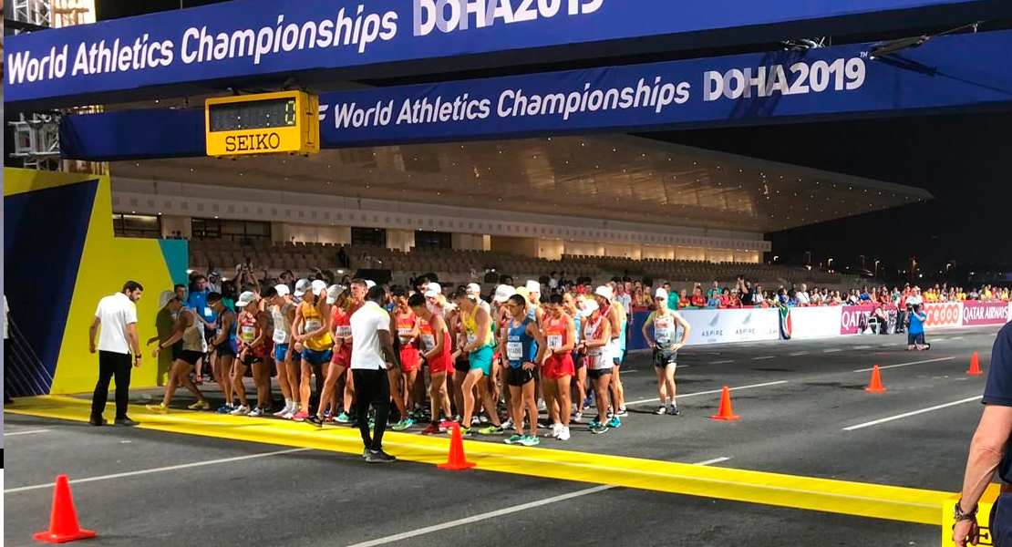 El calor y la humedad lastran la participación de Álvaro Martín en el Mundial de Doha