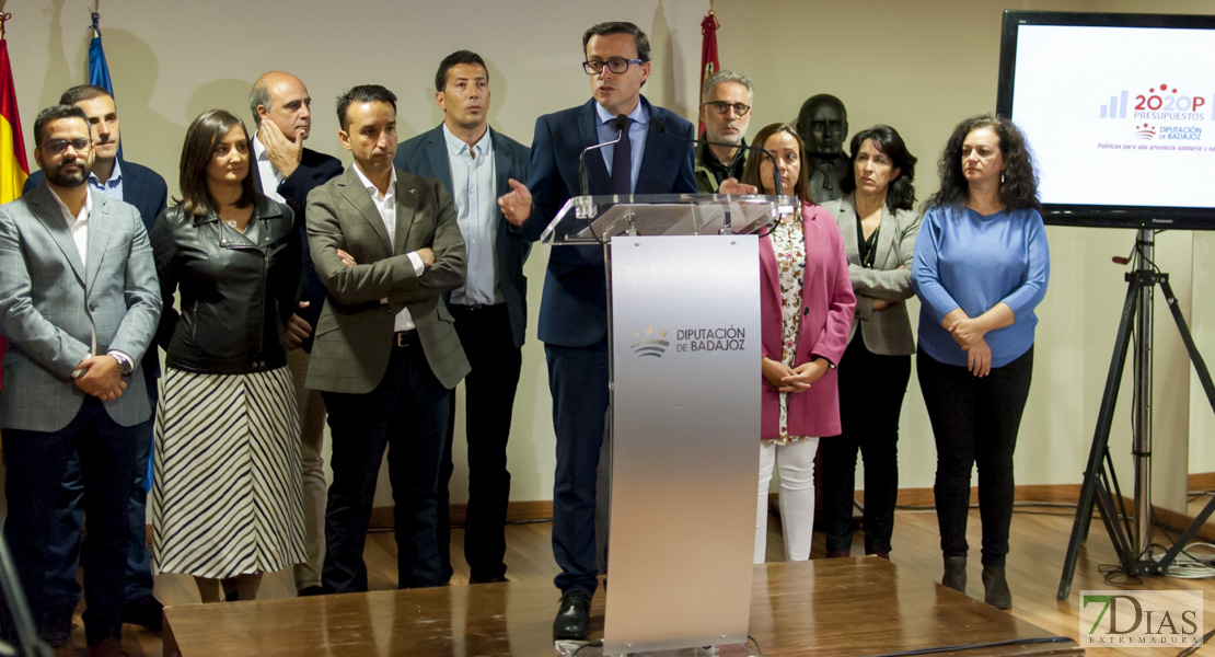 La Diputación de Badajoz presenta los presupuestos de 2020