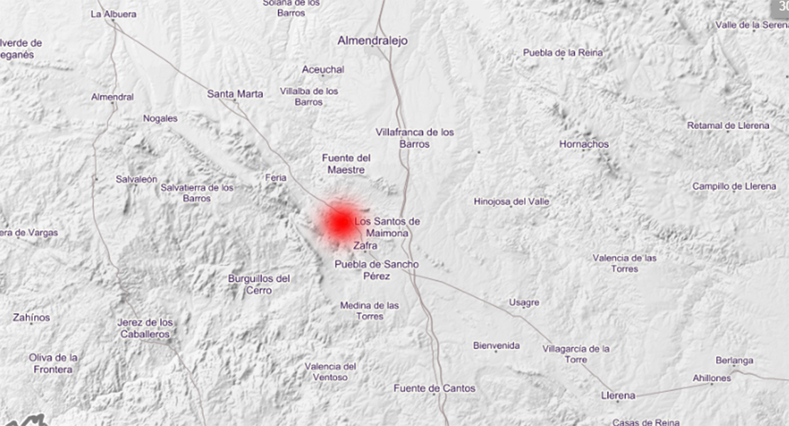 Nuevo microseísmo en Extremadura
