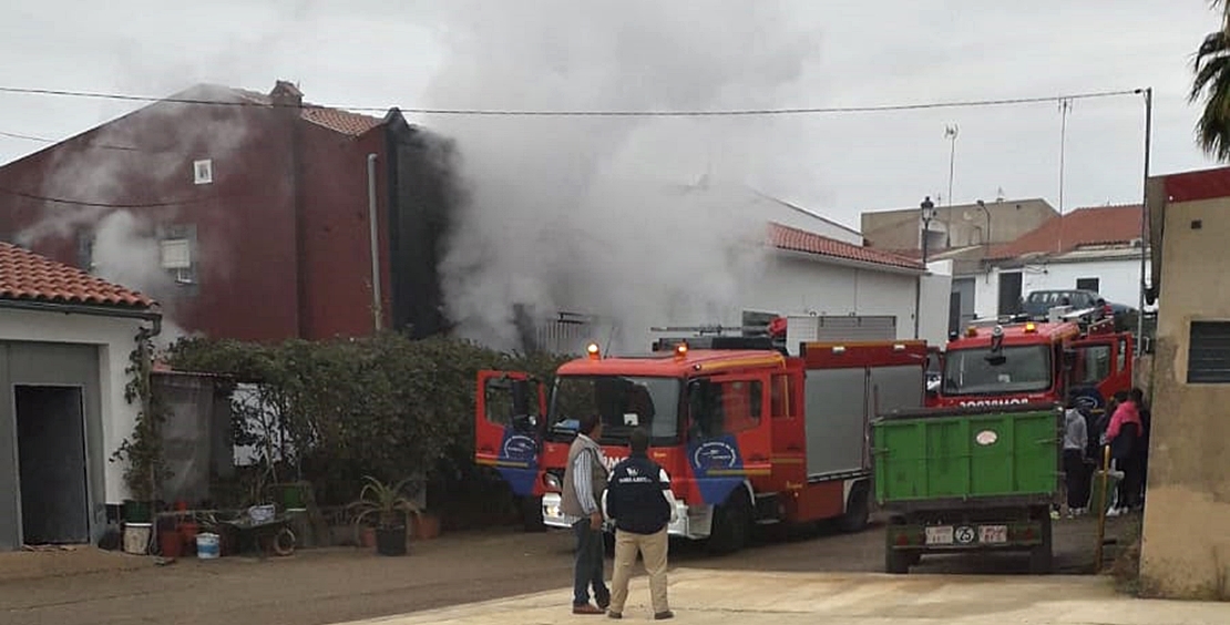 Traslado en helicóptero por un incendio en Entrín (BA)