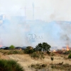 Los bomberos de Badajoz actúan en un incendio cercano a la autovía A-5