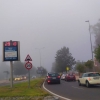 Badajoz, ciudad londinense bajo la niebla