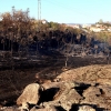 Emplean tres horas en extinguir un incendio en Valencia de Alcántara