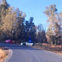 Accidente de tráfico en la carretera del Badén de Talavera