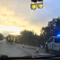 Accidente de tráfico mortal en la N-430 entre un turismo y un camión