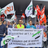 Trabajadores de Ambulancias Tenorio: &quot;Nos planteamos la huelga indefinida&quot;