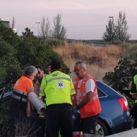 Heridas tres personas por una salida de vía en la autovía A-66