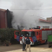 Traslado en helicóptero por un incendio en Entrín (BA)