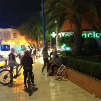 Un repartidor herido en un accidente en María Auxiliadora (Badajoz)