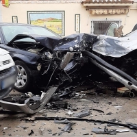 Grave colisión en Santa Marta de los Barros (BA)