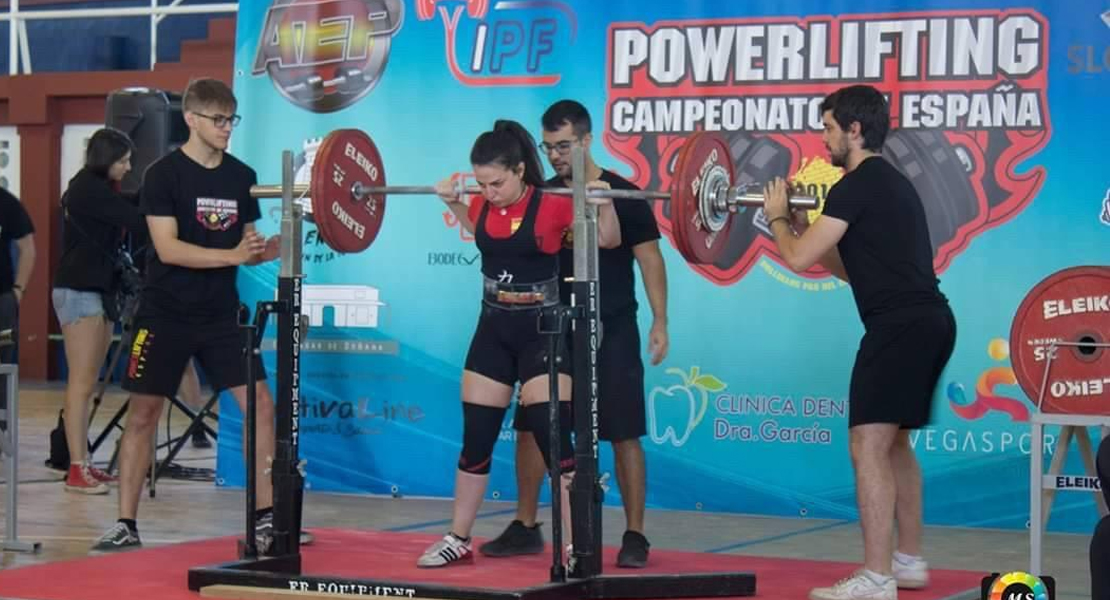 La extremeña Esther Gutiérrez campeona de España junior de Powerlifting