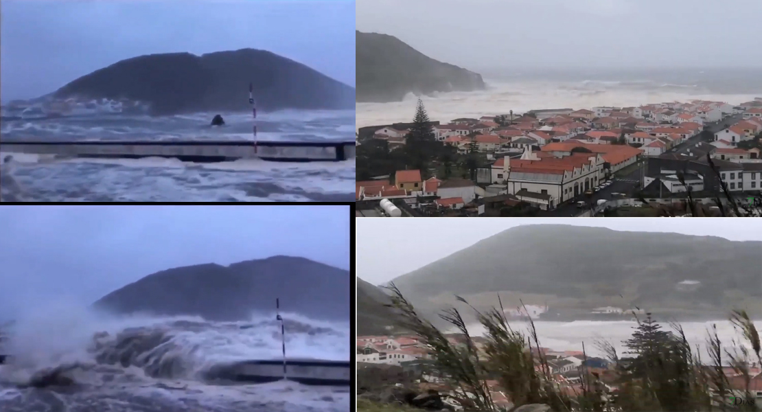 Así está viviendo Portugal el paso del huracán Lorenzo