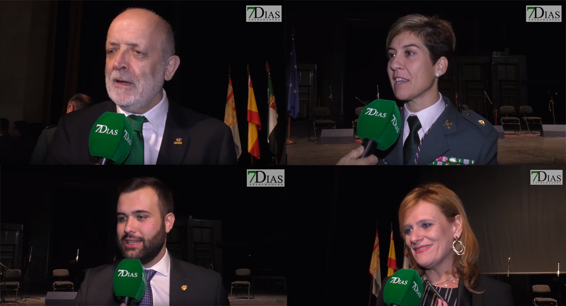 La Guardia Civil recibe la Medalla de la Ciudad de Cáceres