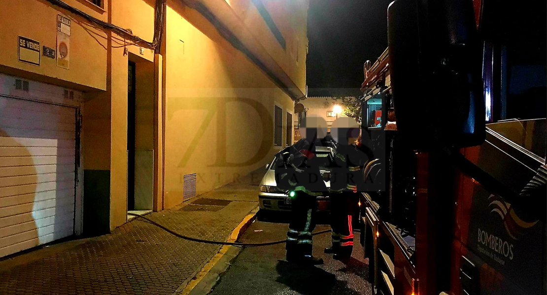 Bomberos del CPEI actúan en un incendio de vivienda en Zafra