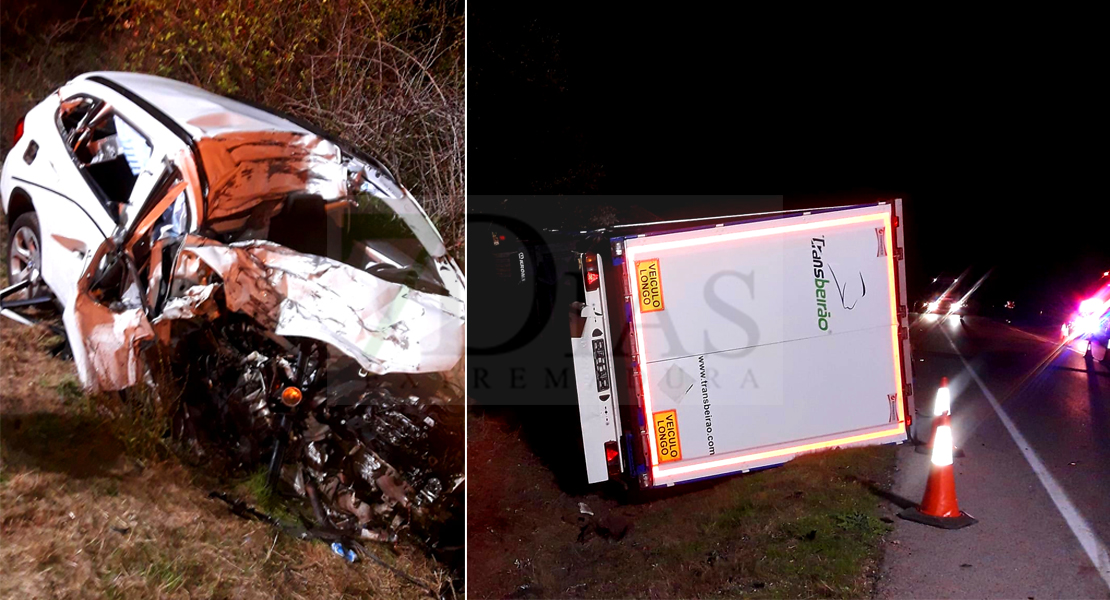 Muere un joven de Badajoz en una colisión en la carretera Cáceres – Badajoz