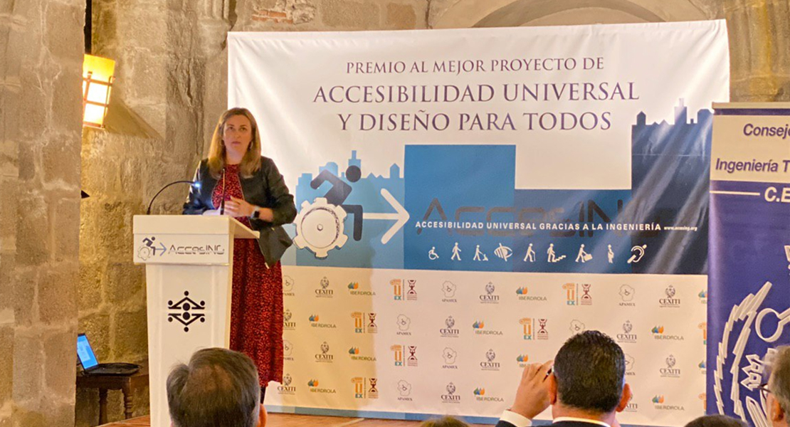 Blanca Martín destaca el compromiso de la Asamblea para garantizar la accesibilidad de todas las personas