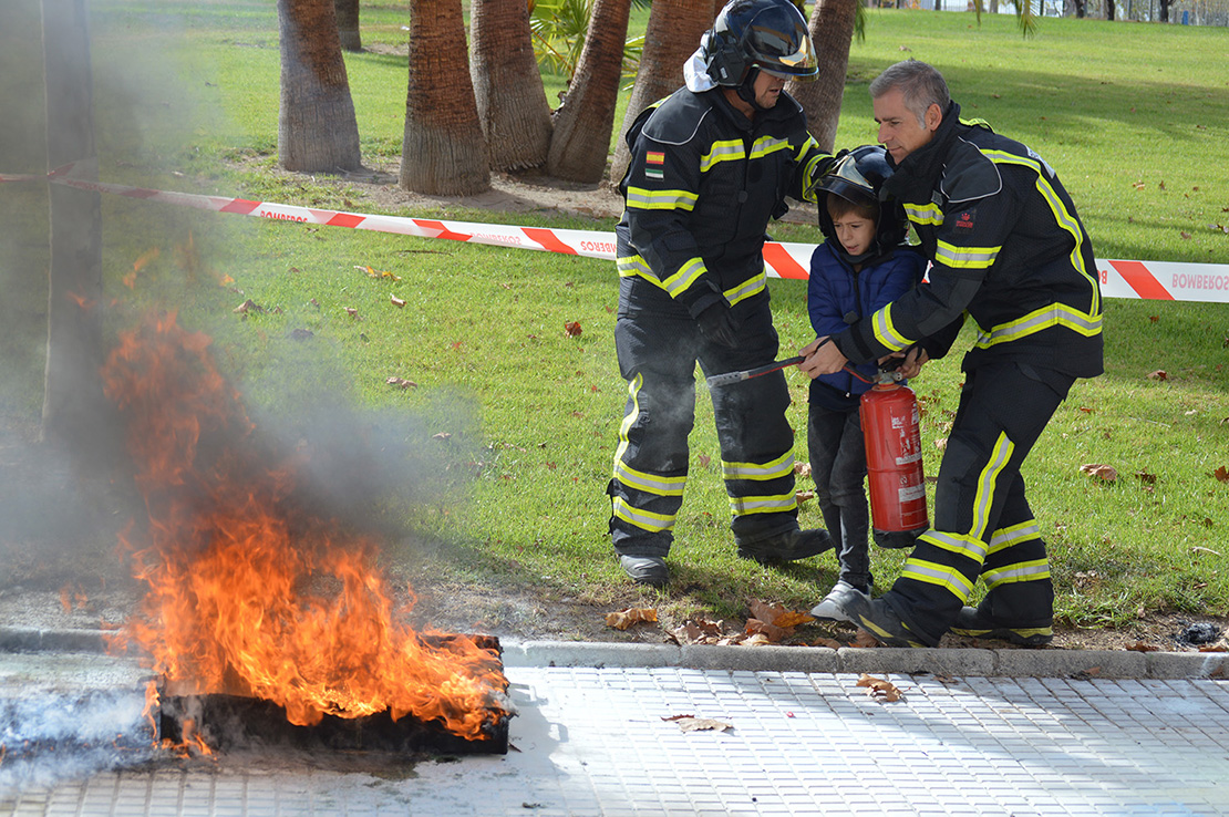 Don Benito acogió la tercera jornada de la Semana de Prevención de Incendios