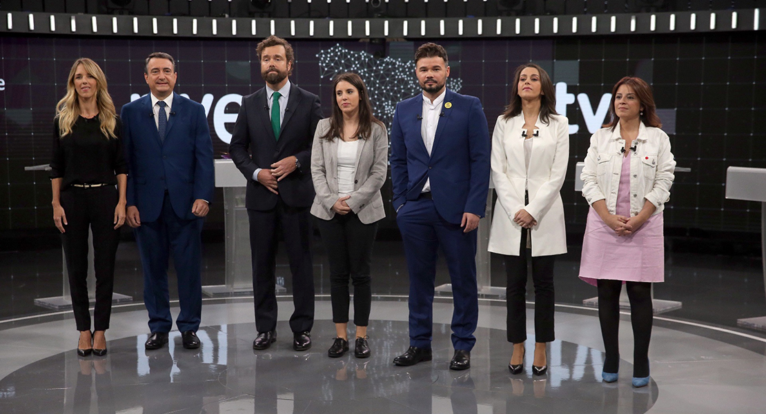 Primer día electoral con un debate centrado en Cataluña, la manada y economía