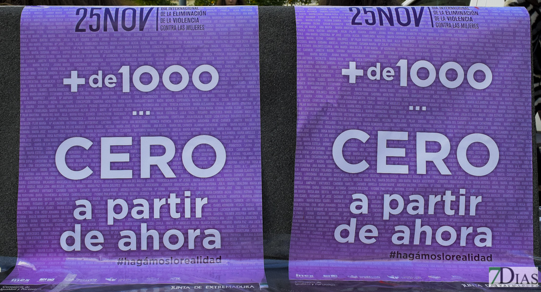 El ayuntamiento de Badajoz se suma a los actos del 25N