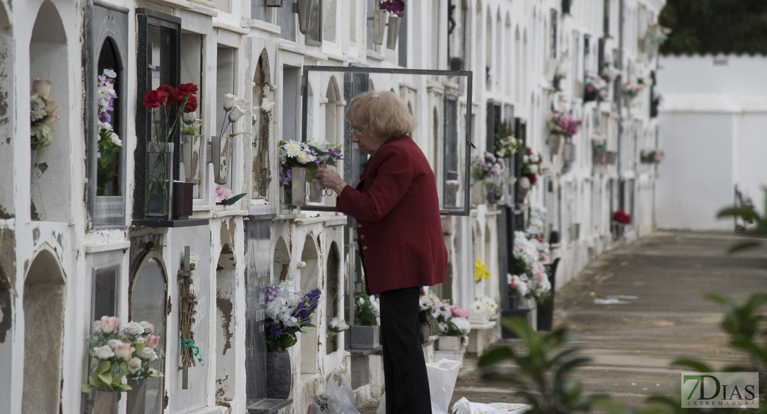 Los ciudadanos acuden a los cementerios para dedicarle el día a sus seres queridos