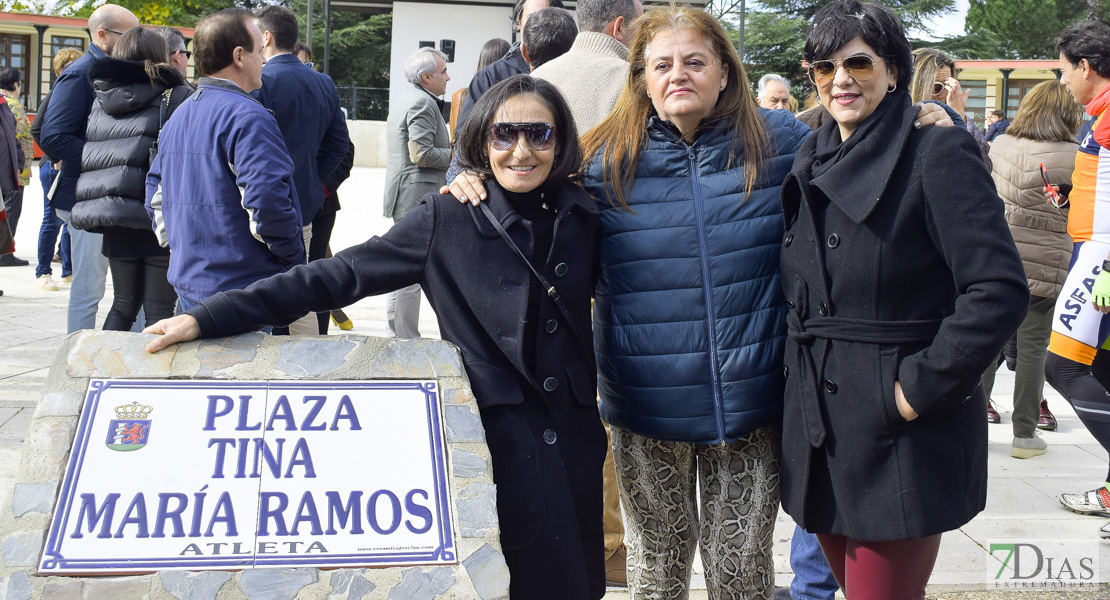 Imágenes del Homenaje a Tina María Ramos en Valdebótoa