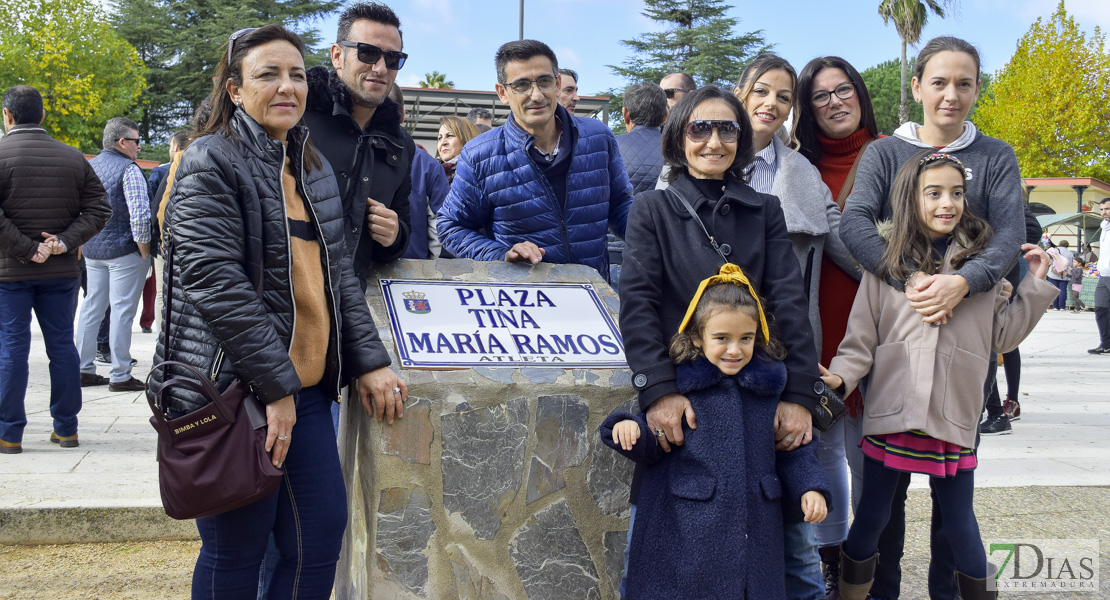 Imágenes del Homenaje a Tina María Ramos en Valdebótoa