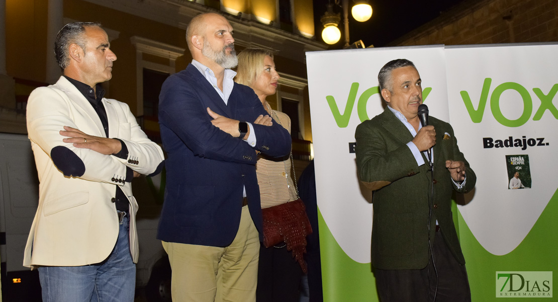 Inicio de la campaña electoral en Badajoz