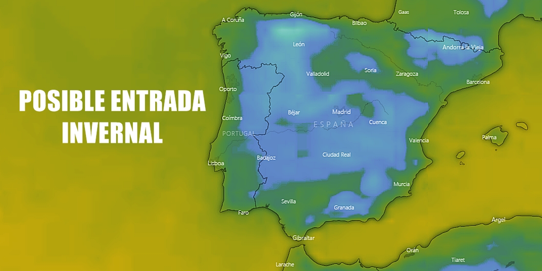 Los modelos insisten en una entrada invernal la próxima semana