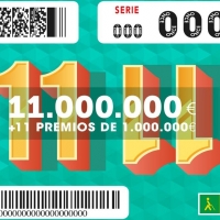La ONCE deja 1 millón de euros en Badajoz con el sorteo extraordinario del 11 del 11