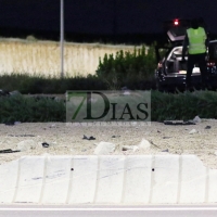 Acaba en la rotonda tras accidentarse en el polígono El Nevero (BA)