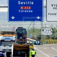 Un accidente de tráfico en la A-66 obliga a cerrar al tráfico el carril rápido