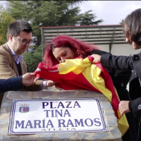 Tina María Ramos recibe un homenaje en Valdebótoa