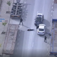 Peligrosa persecución por la A-2 para detener a dos individuos que habían robado
