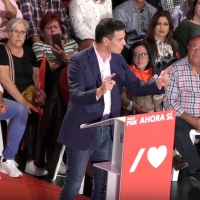 Pedro Sánchez en Badajoz: “La ultraderecha ha lanzado una opa a PP y Cs”