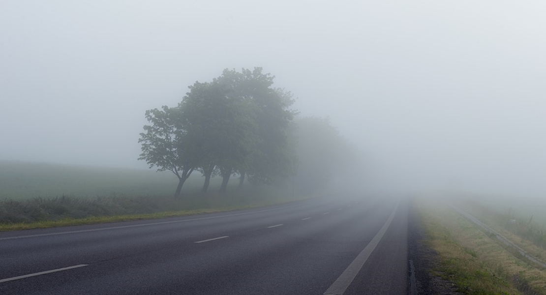 Alerta por niebla en la N-432