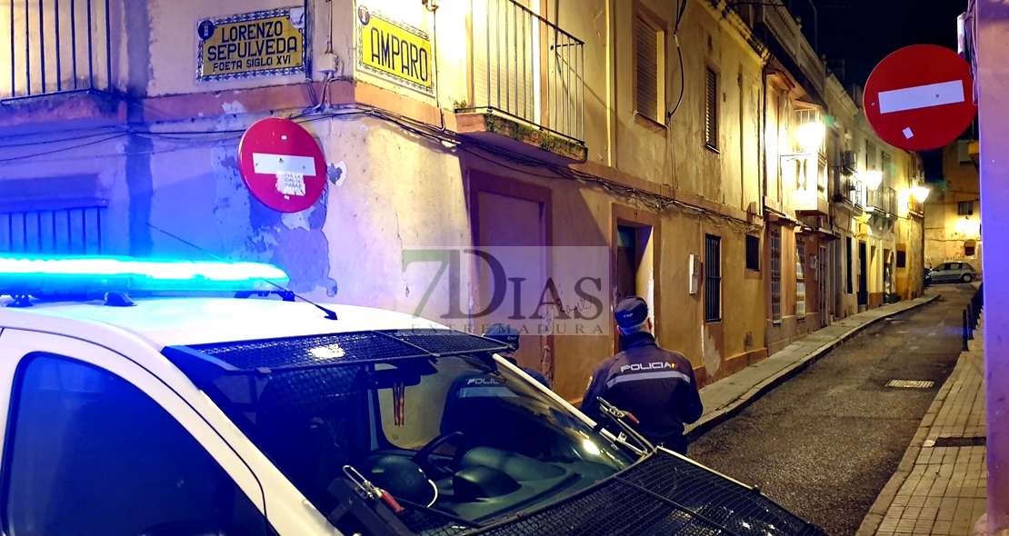 Noche de operación antidroga en el Casco Antiguo de Badajoz