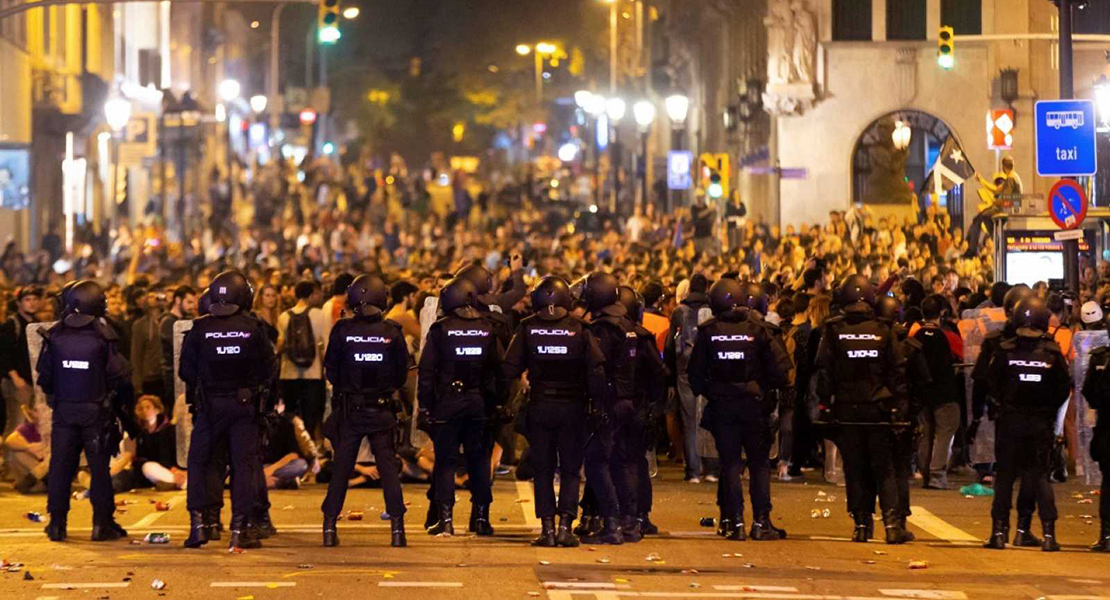La policía francesa empieza a desalojar de la AP-7 a los manifestantes de Tsunami Democratic