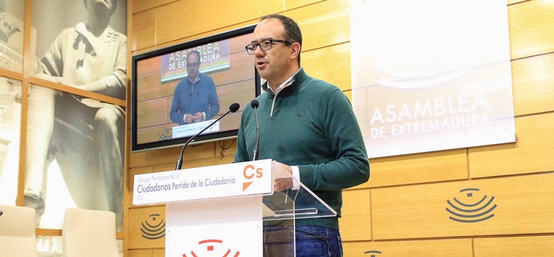 Cs: “Con la gestión del PSOE, Extremadura no tiene presente pero tampoco futuro”