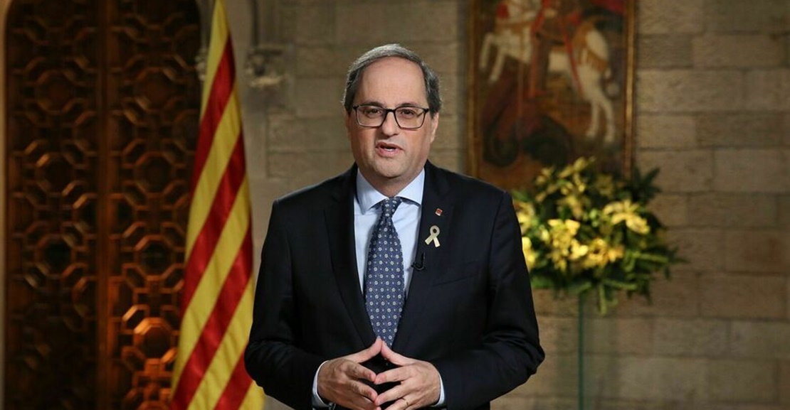 Torra: “La única solución para Cataluña es el derecho a la autodeterminación”