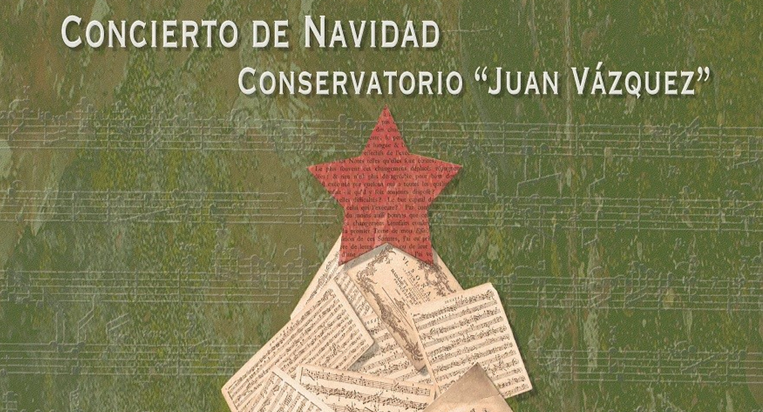 El Conservatorio Juan Vázquez celebra su tradicional Concierto de Navidad en el López de Ayala