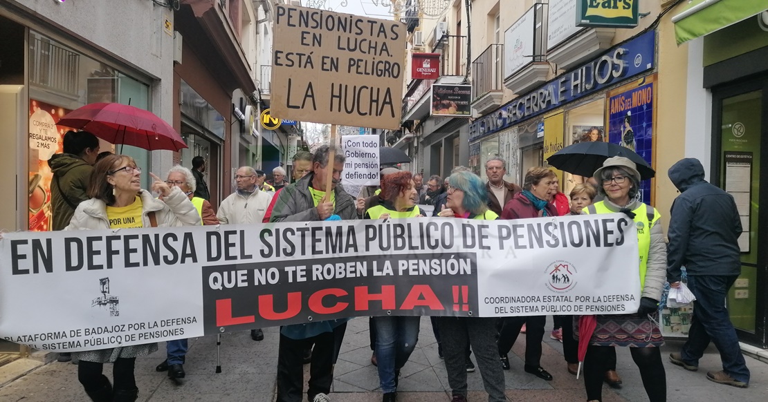 Los incansables pensionistas continúan luchando por unas pensiones dignas para todos