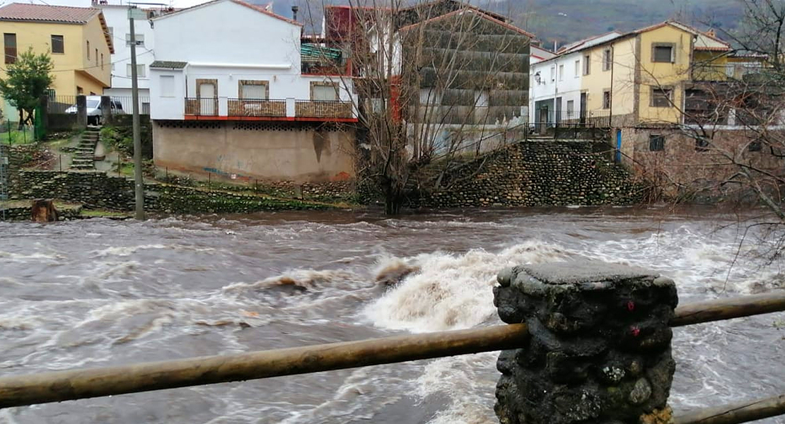 Imágenes que deja el temporal a su paso por Extremadura