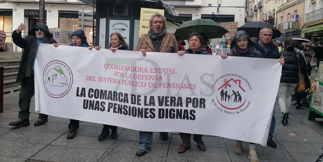 Los incansables pensionistas continúan luchando por unas pensiones dignas para todos