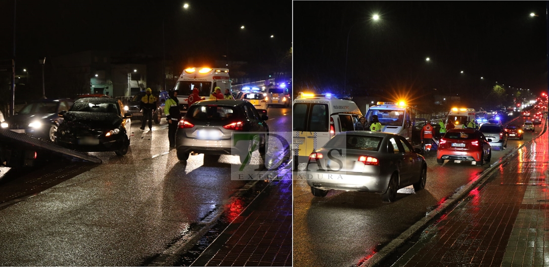 Accidente múltiple en la ‘autopista’ de Badajoz
