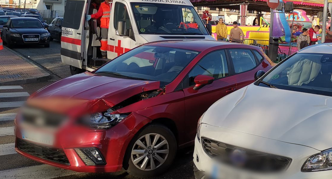 Herido un joven de 33 años en un accidente en la avenida de Elvas