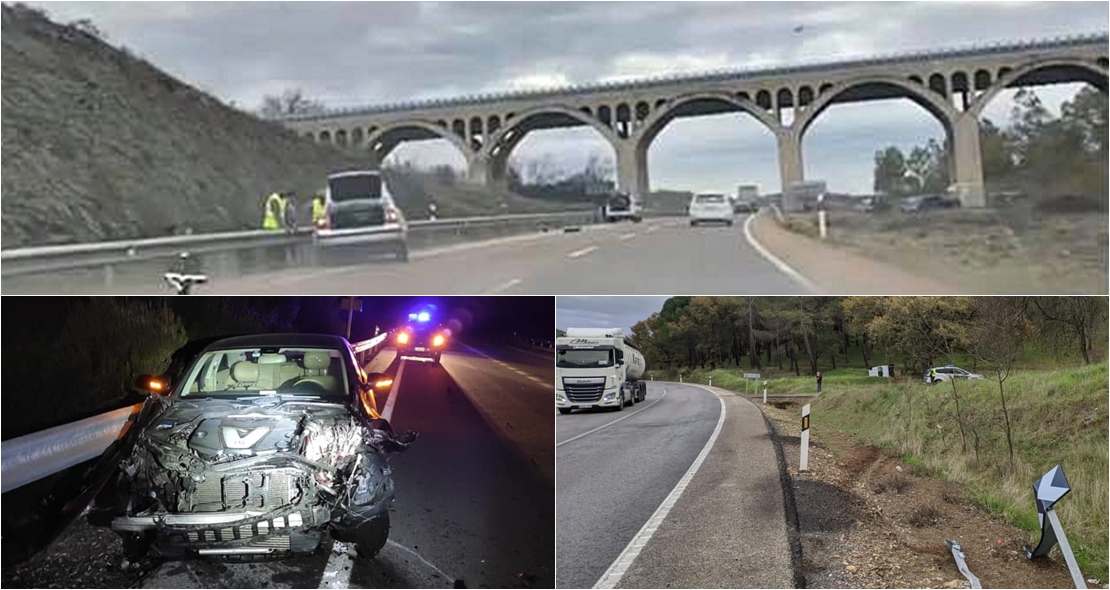 Tres accidentes este miércoles en la fatídica Nacional 430