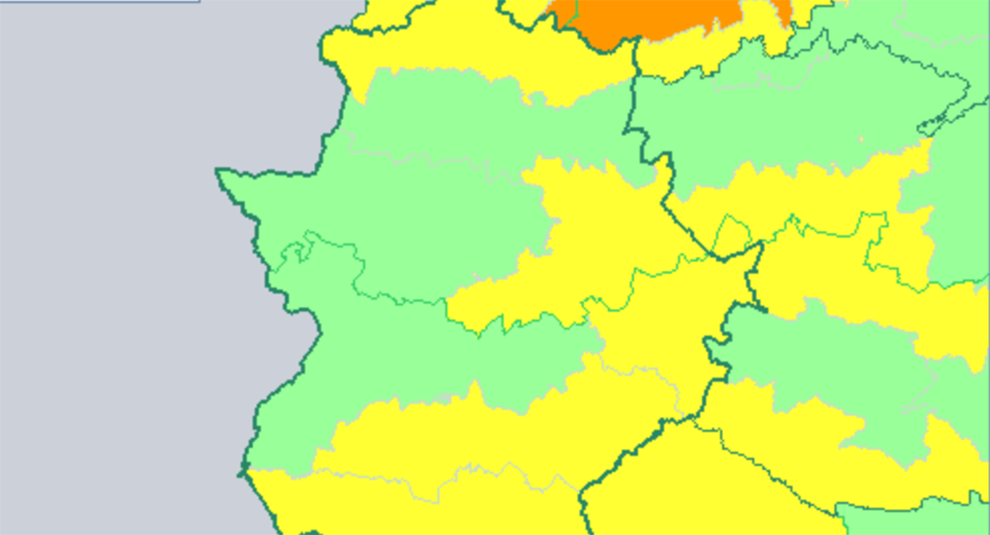 Avisos por viento y lluvias en varias comarcas extremeñas