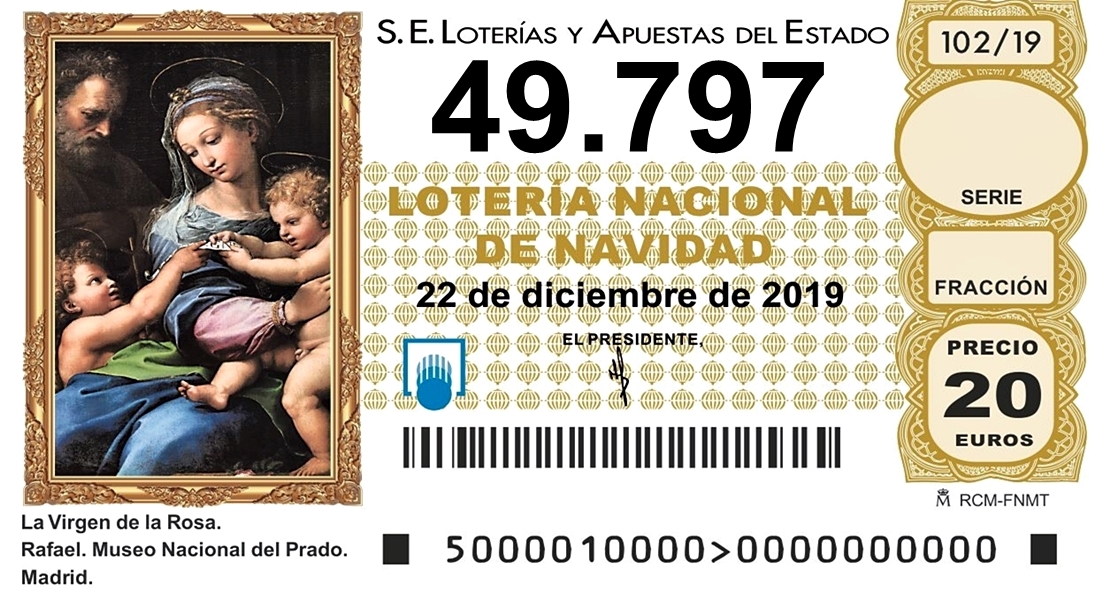 Sale el segundo de los dos cuartos premios